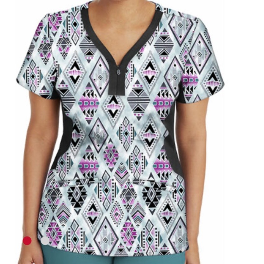 Medium Healing Hands Scrub Top